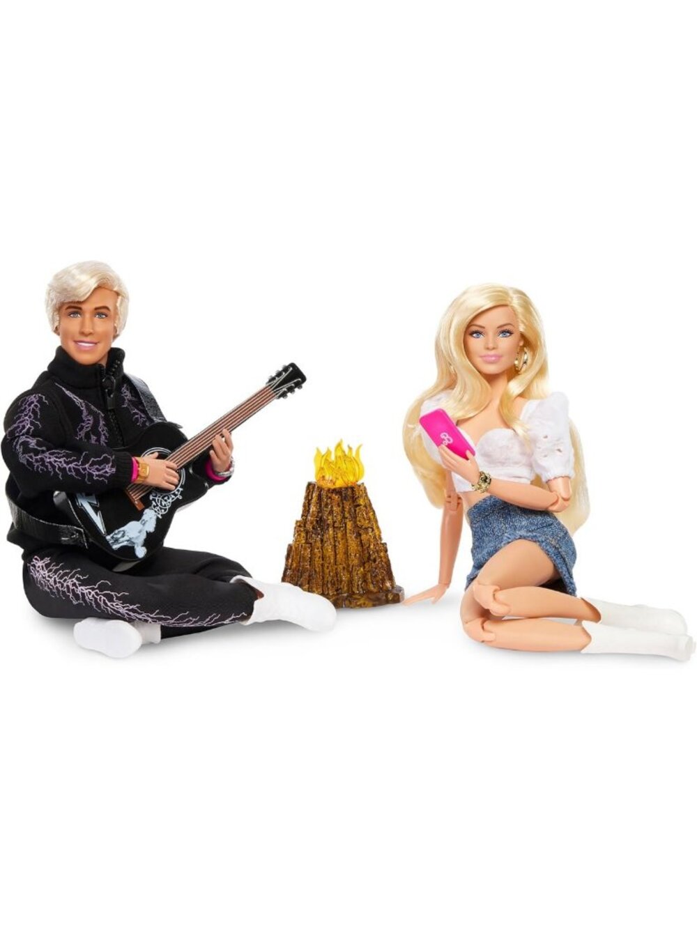 Collectible Ken Doll from Campfire Scene, Beach Fashion, Barbie Movie 2023